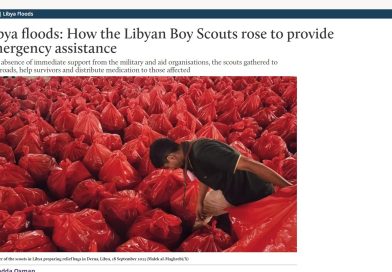 How the Libyan Boy Scouts rose to provide emergency assistance
